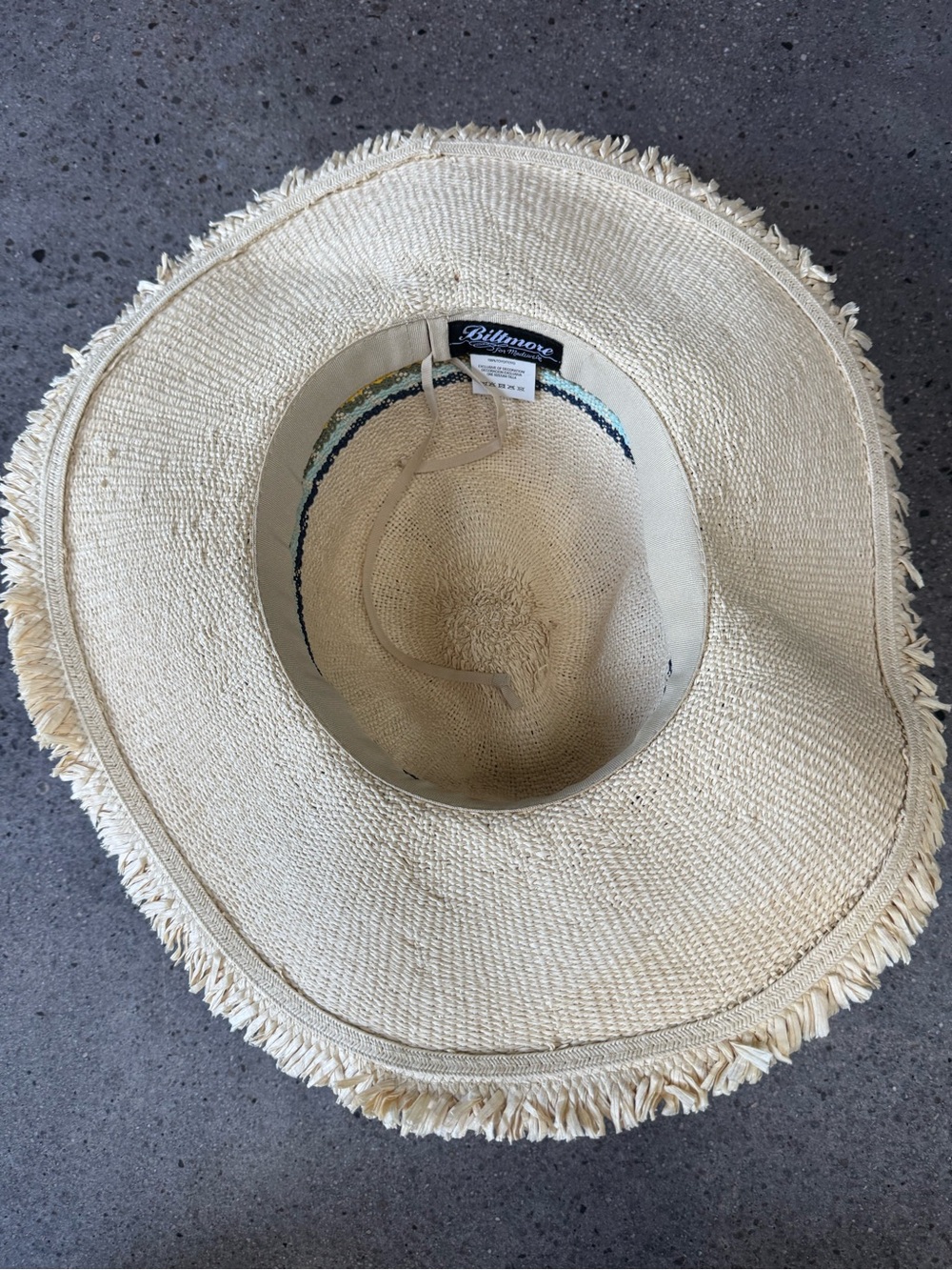 Madewell x Biltmore Rainbow Straw Hat - Picture 5 of 7